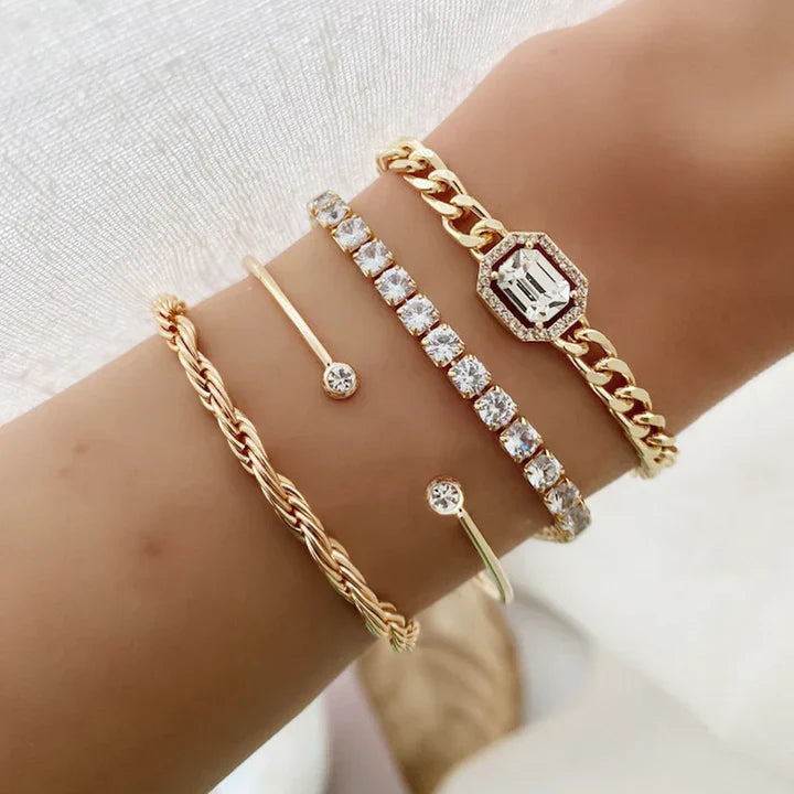 Ensemble de bracelets Domitia Calvina or